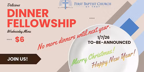 Wednesday Dinner Fellowship