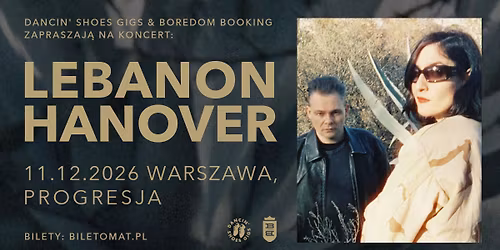 Lebanon Hanover \u2022 11.12.2026 \u2022 Warszawa, Progresja