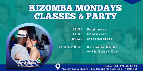 Kizomba Mondays in the Embassy by KikiZomba