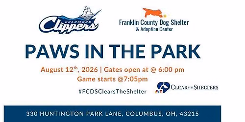 Paws in the Park with the Columbus Clippers
