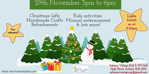 Arlesey Christmas Fair & Lights switch on