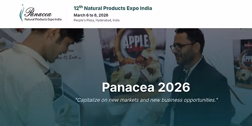 Panacea 2026 - 12th Natural Products Expo India