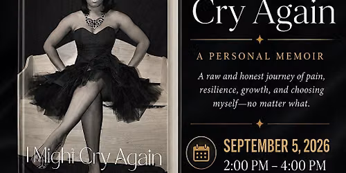 I Might Cry Again-Book Signing