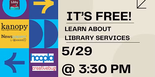 It's Free! | Learn about free library services!
