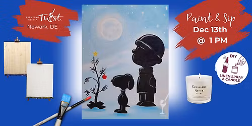\ud83c\udfa8Family Saturday \u2013 Paint, Sip & Create in Newark, DE: Merry Little Christmas