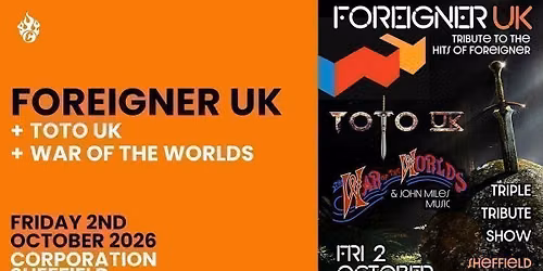 Foreigner, Toto and War of the Worlds