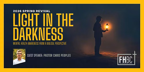 Light in the Darkness: Mental Health Awareness from a Biblical Perspective