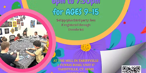 MANDALAS for MINDFUL KIDS - Paint & Mindfulness class