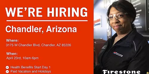 Firestone Hiring Event - Same-Day Offers!