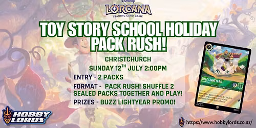 Disney Lorcana - TOY STORY SCHOOL HOLIDAY PACK RUSH!
