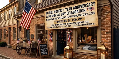 SACRED HONOR: 1-YEAR ANNIVERSARY & MEMORIAL DAY CELEBRATION \ud83c\udf96\ufe0f