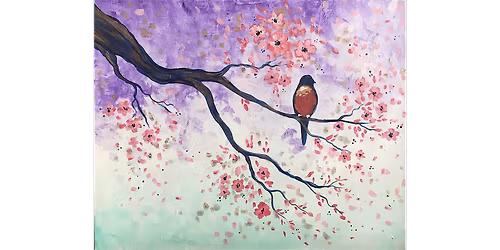Bird in the Blossoms - Paint and Sip in Houston | Classpop!\u2122