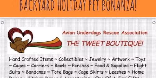 Backyard Holiday Pet Bonanza