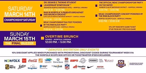 2026 MEAC Basketball Tournament at Norfolk Scope Arena