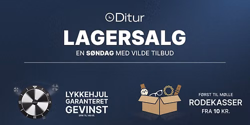 DITUR LAGERSALG: Store Torv, Aarhus