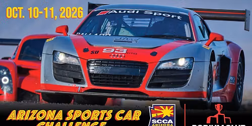 SCCA Arizona Sports Car Challenge Oct. 10-11