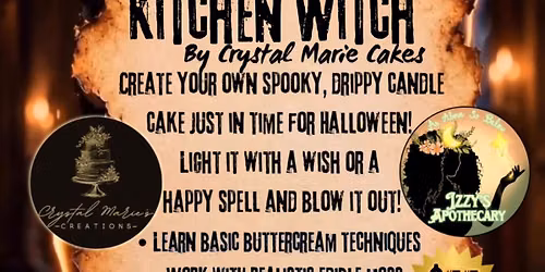 Spooky Kitchen Witch- Candle Drip Cake Class 