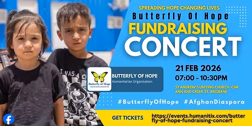 Butterfly of Hope Fundraising Concert