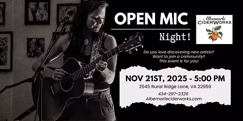 Local Open Mic night
