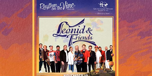 Leonid & Friends Performing the Music of Chicago, Earth Wind & Fire, Steely Dan, and More!