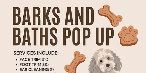 BARK AND BATHS POP UP 