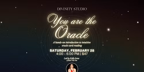 You Are The Oracle Workshop