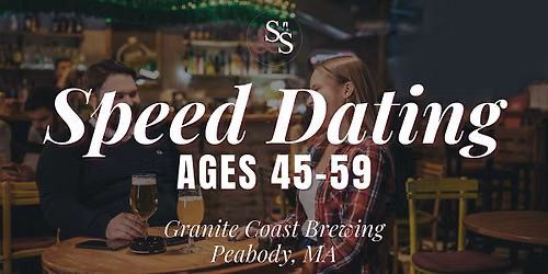 Speed Dating Ages 45-59 in Peabody, MA at Granite Coast Brewing