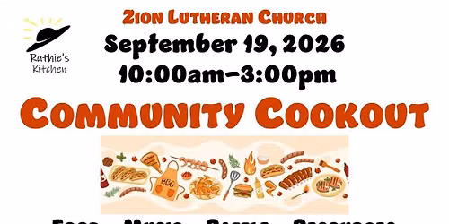 Zion's Community Cookout