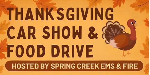 Thanksgiving car show & food drive