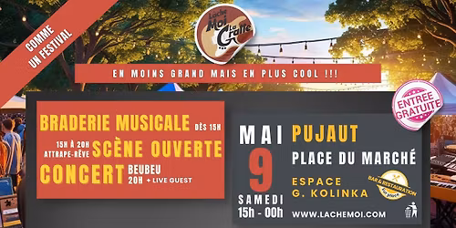 COMME UN FESTIVAL : BRADERIE MUSICALE\/ SC\u00c8NE OUVERTE\/ CONCERT BEUBEU