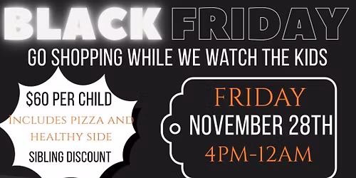 Black Light (Black Friday) Dance Party 