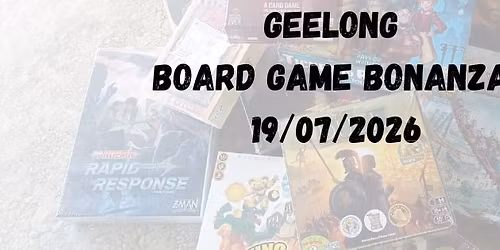 Geelong Board Game Bonanza