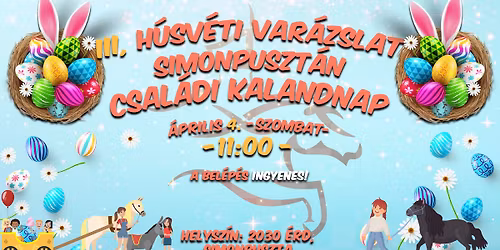 \ud83c\udf89\ud83d\udc23 III. H\u00daSV\u00c9TI VAR\u00c1ZSLAT SIMONPUSZT\u00c1N \u2013 CSAL\u00c1DI KALANDNAP \ud83d\udc07\ud83c\udf38