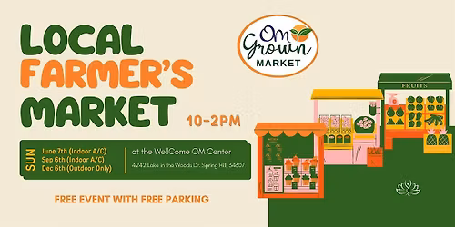 Local Farmers Market (INDOORS)