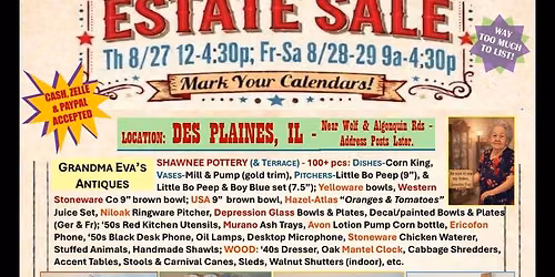 ESTATE SALE - Des Plaines IL 