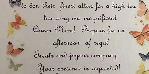 Mothers Day High Tea 