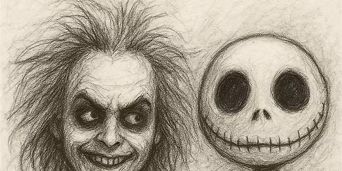 Nightmare Before Christmas Beetlejuice Theme Life Drawing at The Shakey