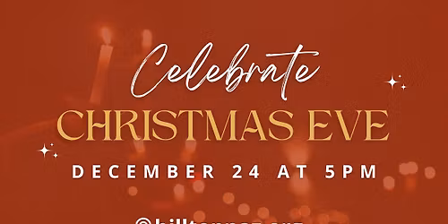 Christmas Eve Candlelight Service At Hilltop Church