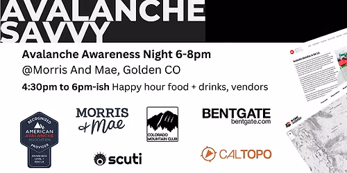 Avalanche Awareness  Night in Golden, CO