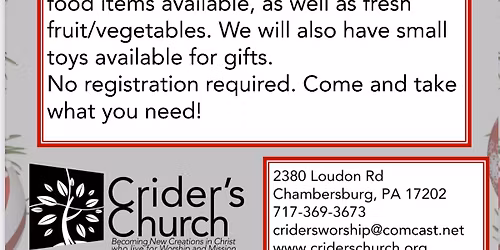 Christmas Food Giveaway