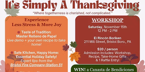 It's Simply A Thanksgiving