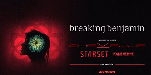 Breaking Benjamin, Chevelle & Starset: Fall Tour 2026