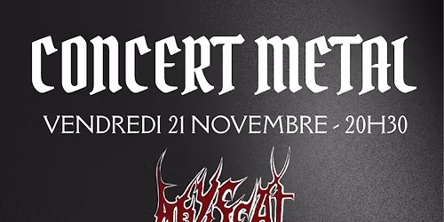  ABYSSAL BLAST X CHESSTOWN (metal) Rock'n'Beer 21 novembre 2025