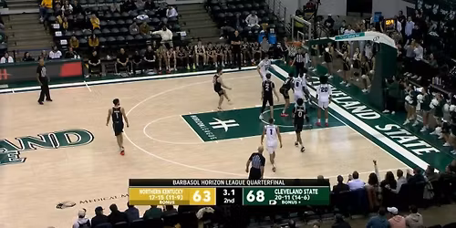 Northern Kentucky Norse at Cleveland State Vikings Mens Basketball at Wolstein Center at CSU