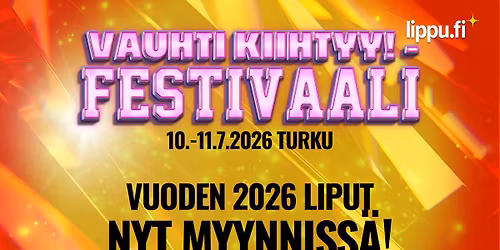 Vauhti Kiihtyy! -Festivaali Turku 2026