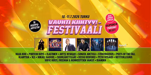 Vauhti Kiihtyy! -Festivaali Turku 2026