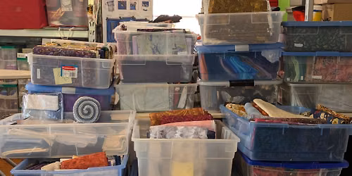 Fabric and Sewing Machine Sale