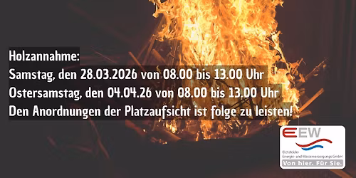 Osterfeuer in Bilshausen