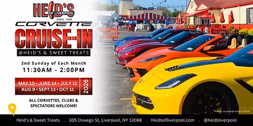 Corvette Cruise-In @Heid's & Sweet Treats