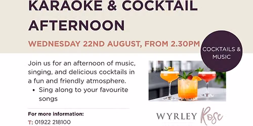 Karaoke & Cocktail Afternoon